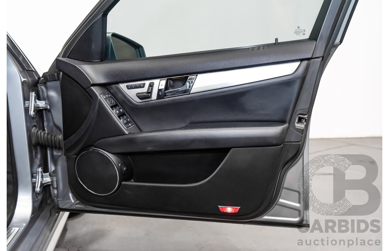 11/2008 Mercedes Benz C63 AMG W204 4d Sedan Palladium Silver Metallic V8 6.3L