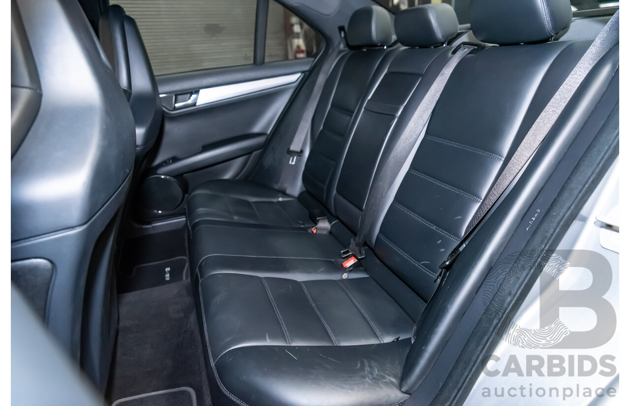 11/2008 Mercedes Benz C63 AMG W204 4d Sedan Palladium Silver Metallic V8 6.3L