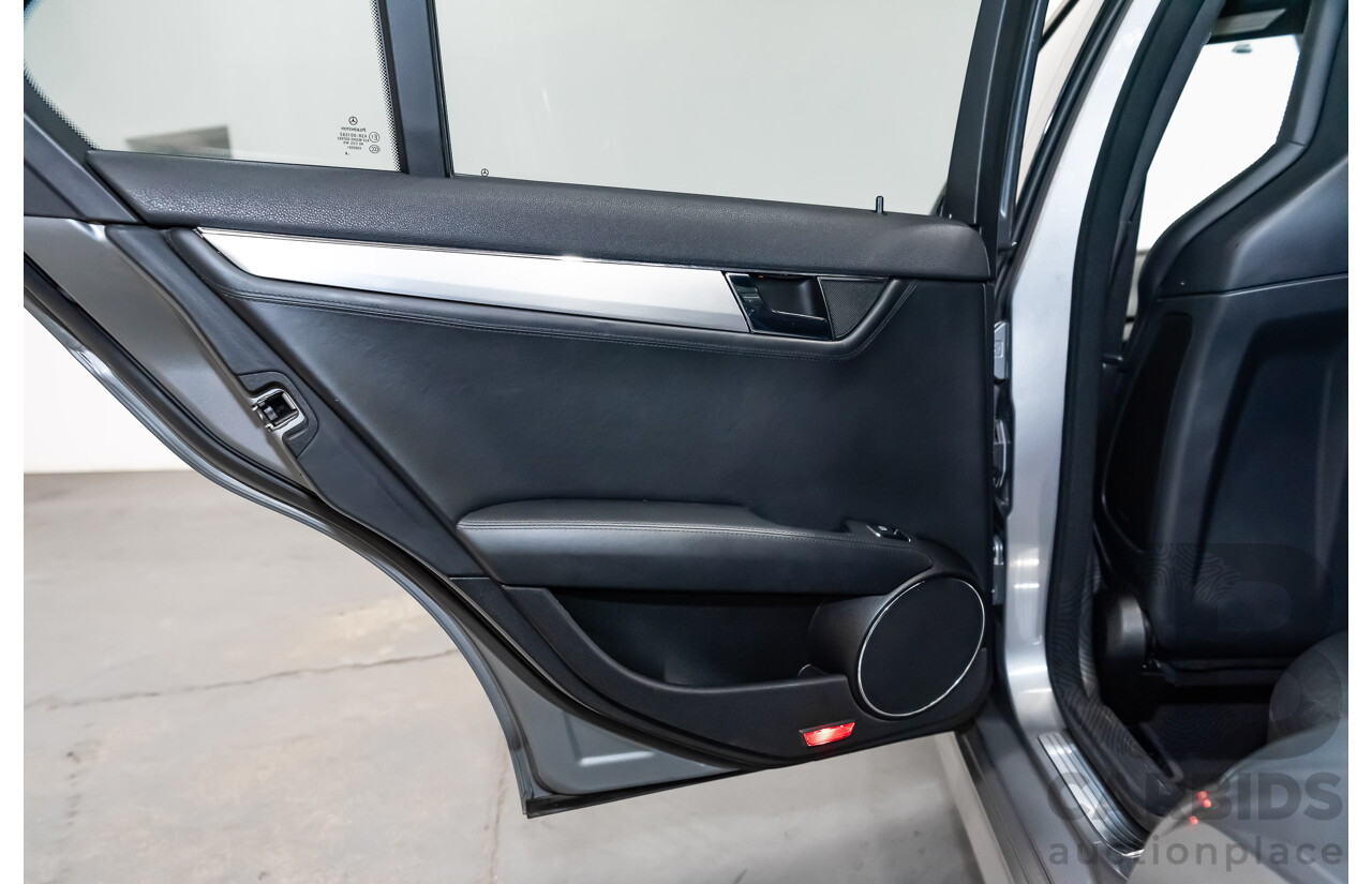 11/2008 Mercedes Benz C63 AMG W204 4d Sedan Palladium Silver Metallic V8 6.3L