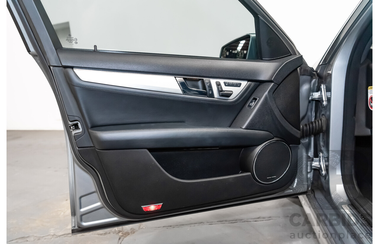 11/2008 Mercedes Benz C63 AMG W204 4d Sedan Palladium Silver Metallic V8 6.3L