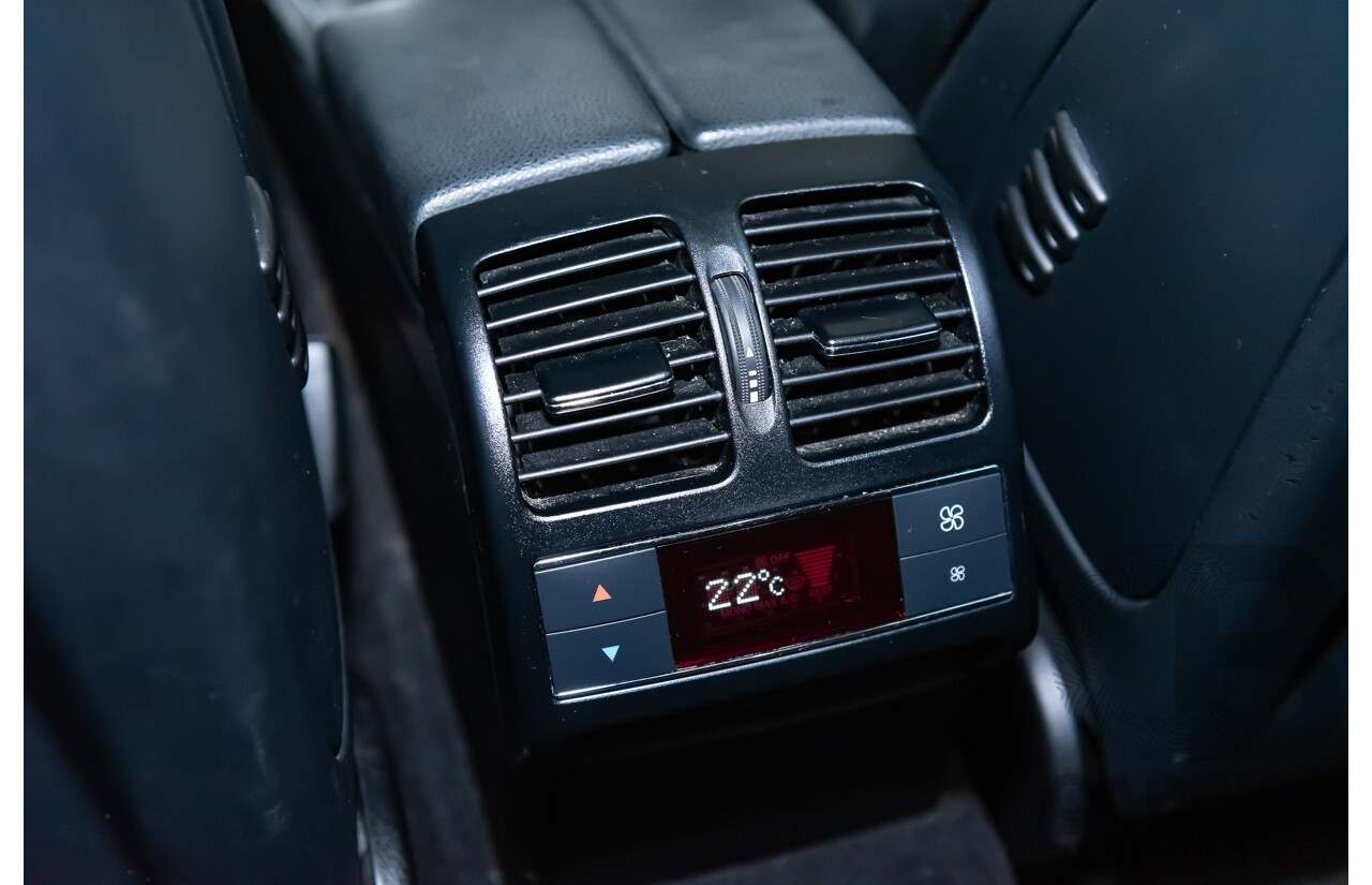 11/2008 Mercedes Benz C63 AMG W204 4d Sedan Palladium Silver Metallic V8 6.3L