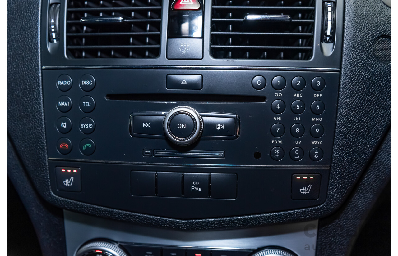 11/2008 Mercedes Benz C63 AMG W204 4d Sedan Palladium Silver Metallic V8 6.3L