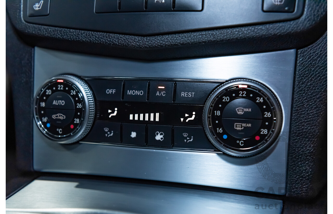 11/2008 Mercedes Benz C63 AMG W204 4d Sedan Palladium Silver Metallic V8 6.3L