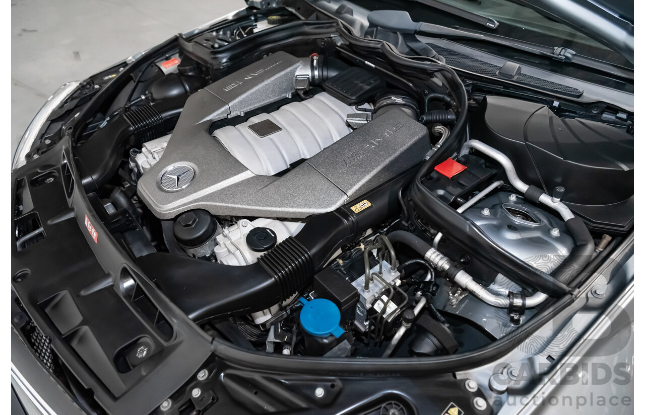 11/2008 Mercedes Benz C63 AMG W204 4d Sedan Palladium Silver Metallic V8 6.3L