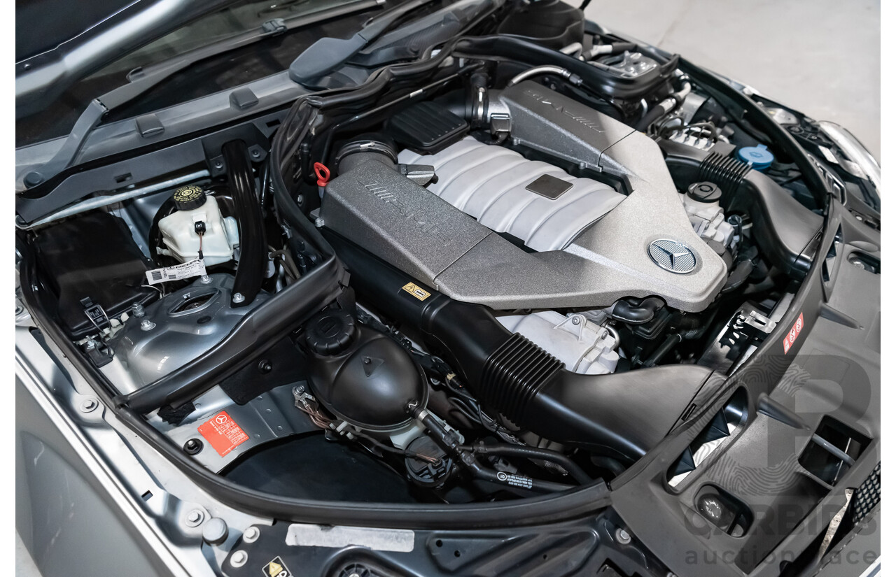 11/2008 Mercedes Benz C63 AMG W204 4d Sedan Palladium Silver Metallic V8 6.3L