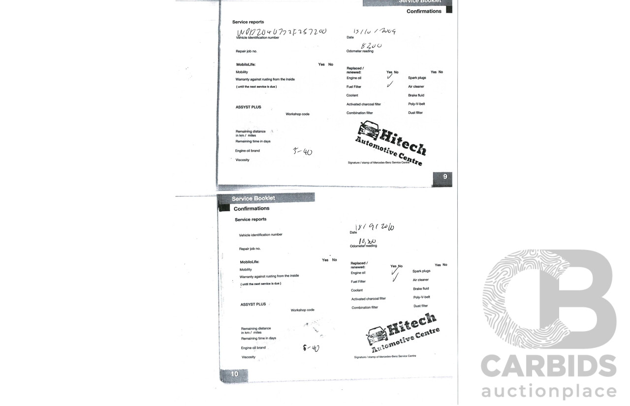 11/2008 Mercedes Benz C63 AMG W204 4d Sedan Palladium Silver Metallic V8 6.3L