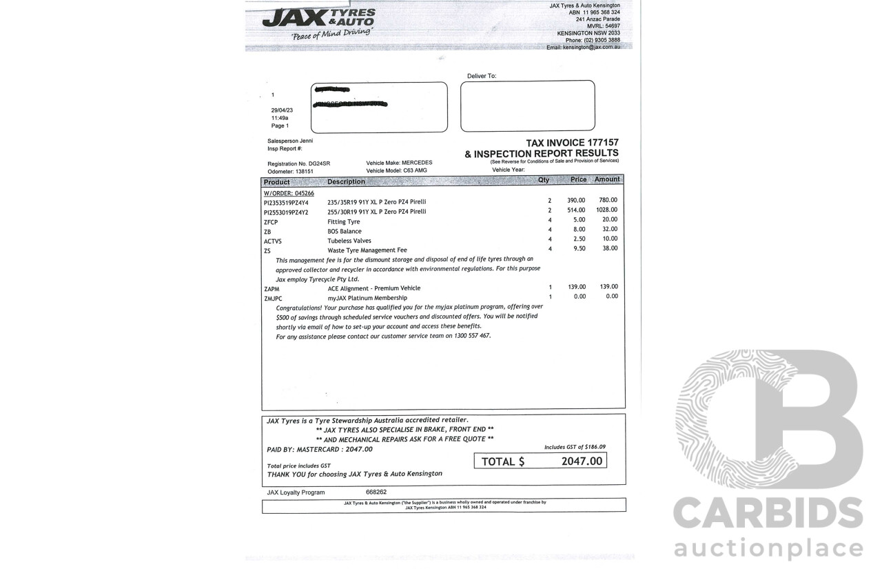 11/2008 Mercedes Benz C63 AMG W204 4d Sedan Palladium Silver Metallic V8 6.3L