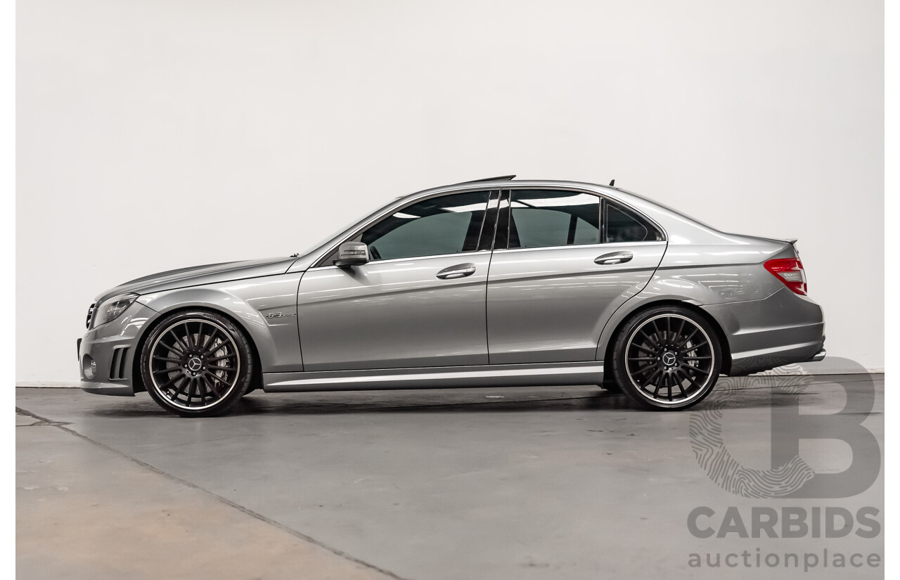 11/2008 Mercedes Benz C63 AMG W204 4d Sedan Palladium Silver Metallic V8 6.3L