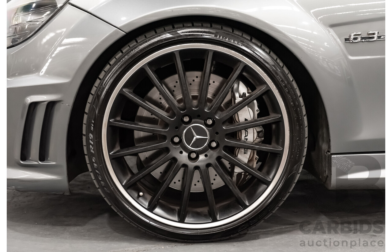 11/2008 Mercedes Benz C63 AMG W204 4d Sedan Palladium Silver Metallic V8 6.3L