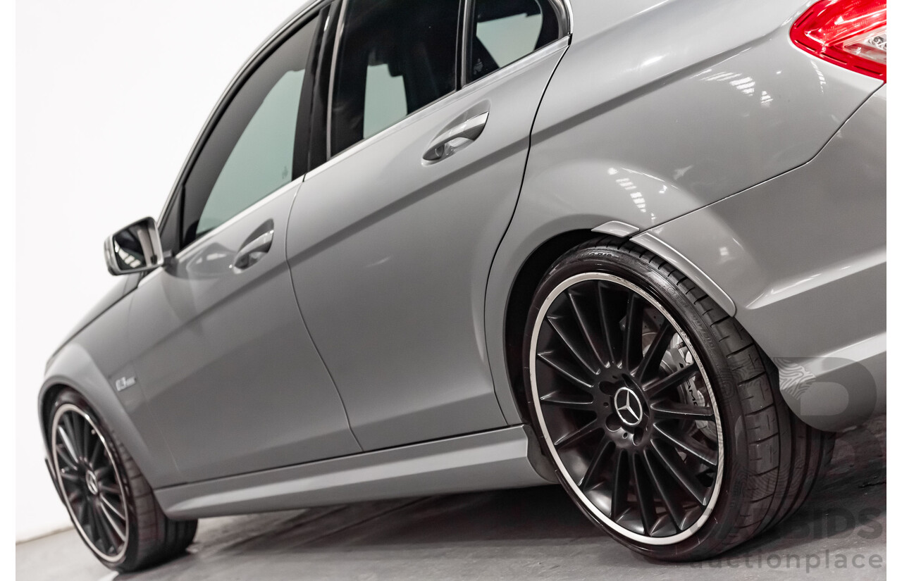 11/2008 Mercedes Benz C63 AMG W204 4d Sedan Palladium Silver Metallic V8 6.3L