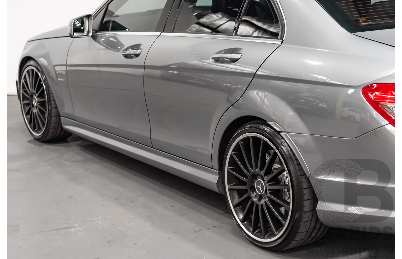 11/2008 Mercedes Benz C63 AMG W204 4d Sedan Palladium Silver Metallic V8 6.3L
