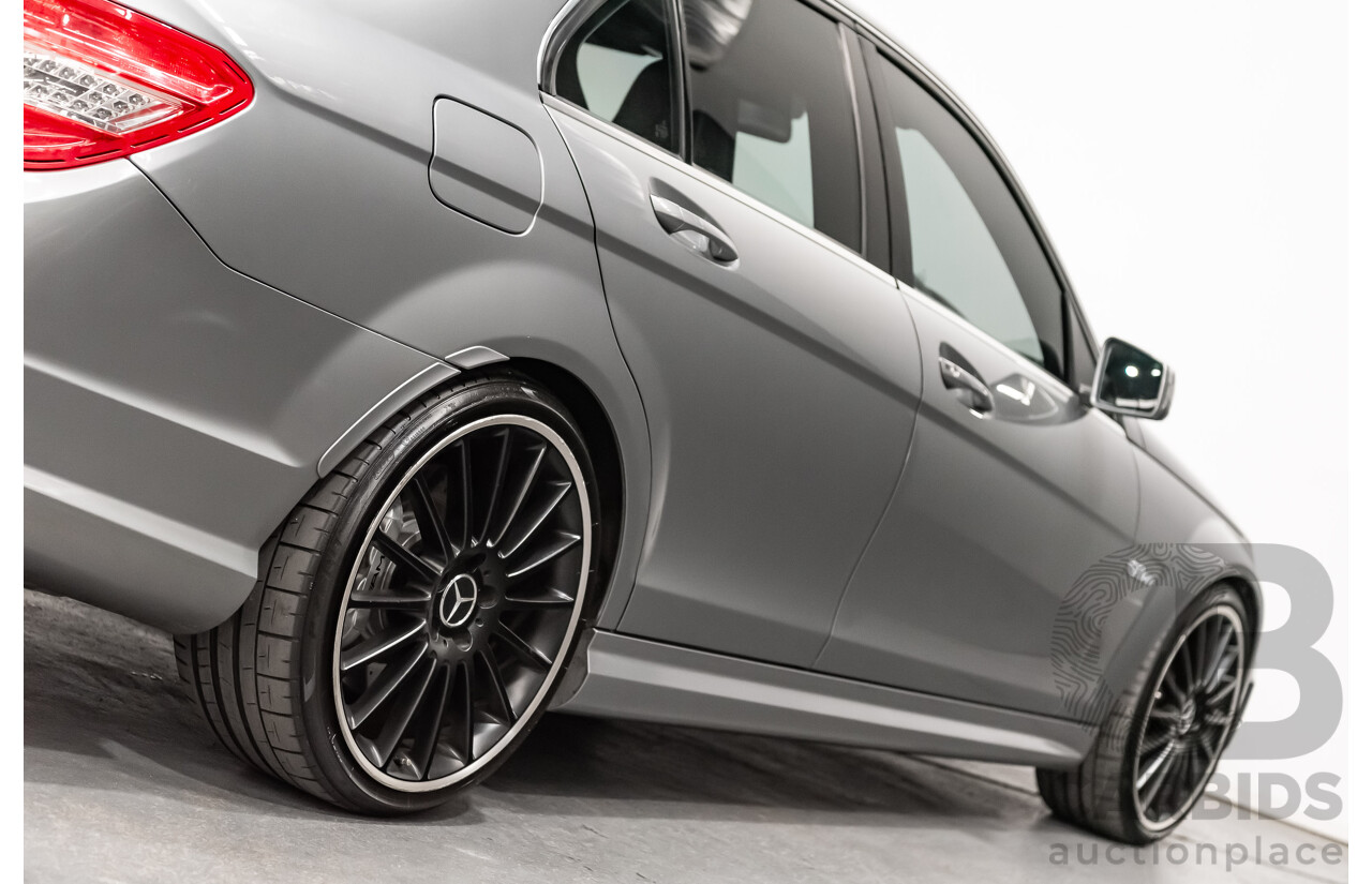 11/2008 Mercedes Benz C63 AMG W204 4d Sedan Palladium Silver Metallic V8 6.3L