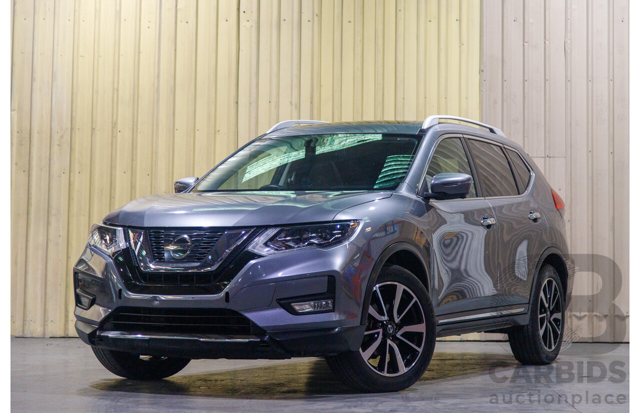 02/2019 Nissan X-Trail Ti X-tronic (4x4) T32 Series II MY19 4d Wagon Metallic Grey 2.5L