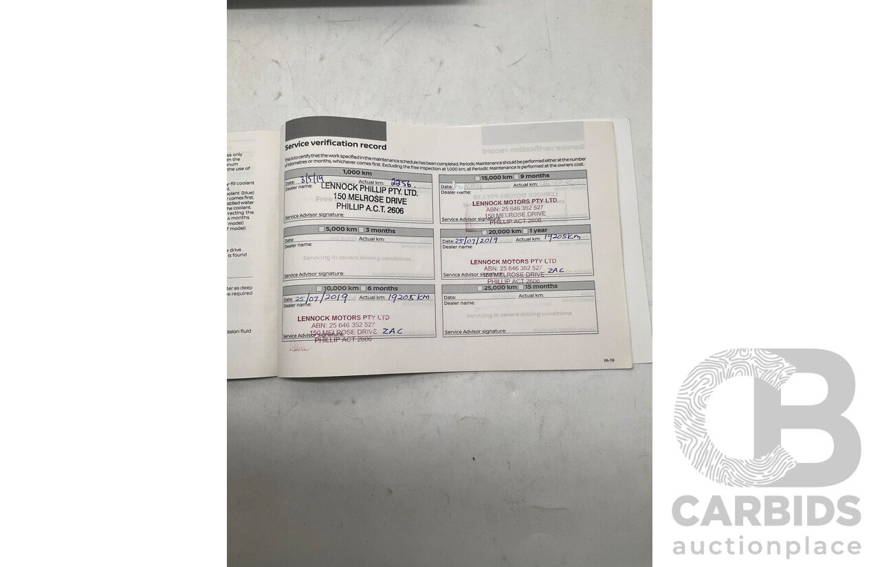 02/2019 Nissan X-Trail Ti X-tronic (4x4) T32 Series II MY19 4d Wagon Metallic Grey 2.5L