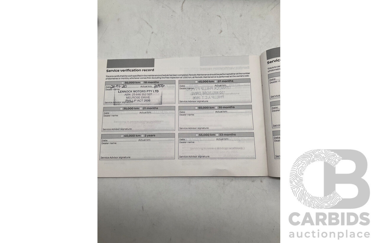 02/2019 Nissan X-Trail Ti X-tronic (4x4) T32 Series II MY19 4d Wagon Metallic Grey 2.5L