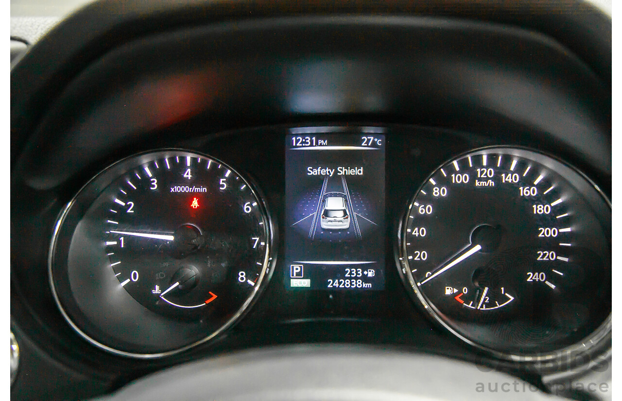 02/2019 Nissan X-Trail Ti X-tronic (4x4) T32 Series II MY19 4d Wagon Metallic Grey 2.5L