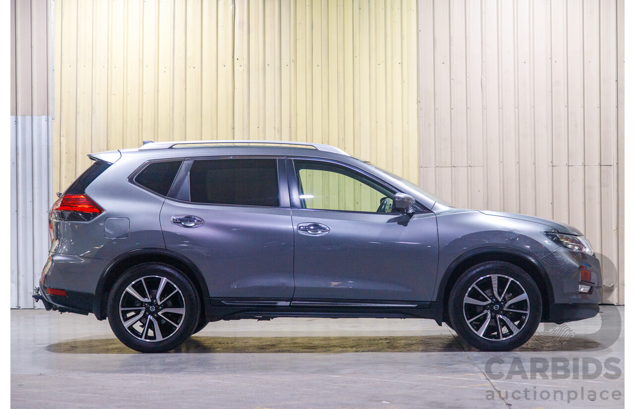 02/2019 Nissan X-Trail Ti X-tronic (4x4) T32 Series II MY19 4d Wagon Metallic Grey 2.5L
