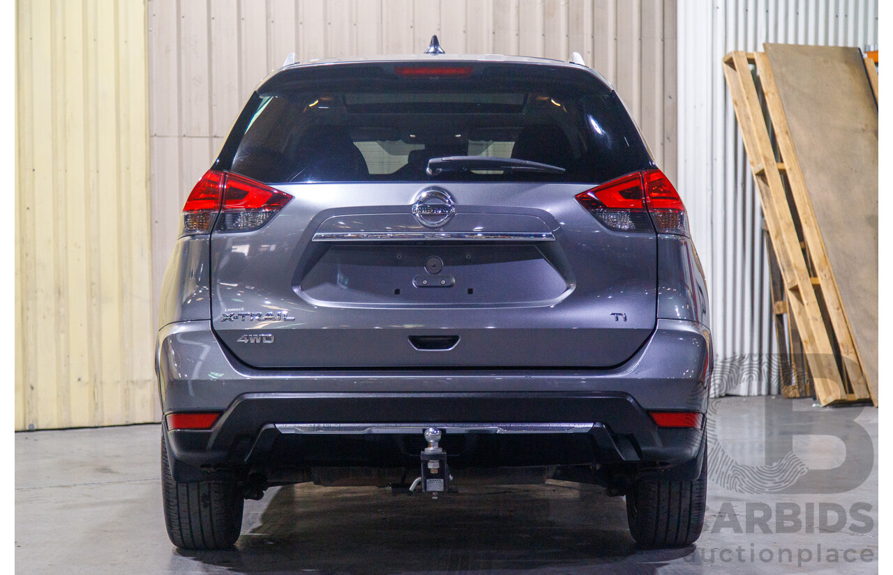 02/2019 Nissan X-Trail Ti X-tronic (4x4) T32 Series II MY19 4d Wagon Metallic Grey 2.5L