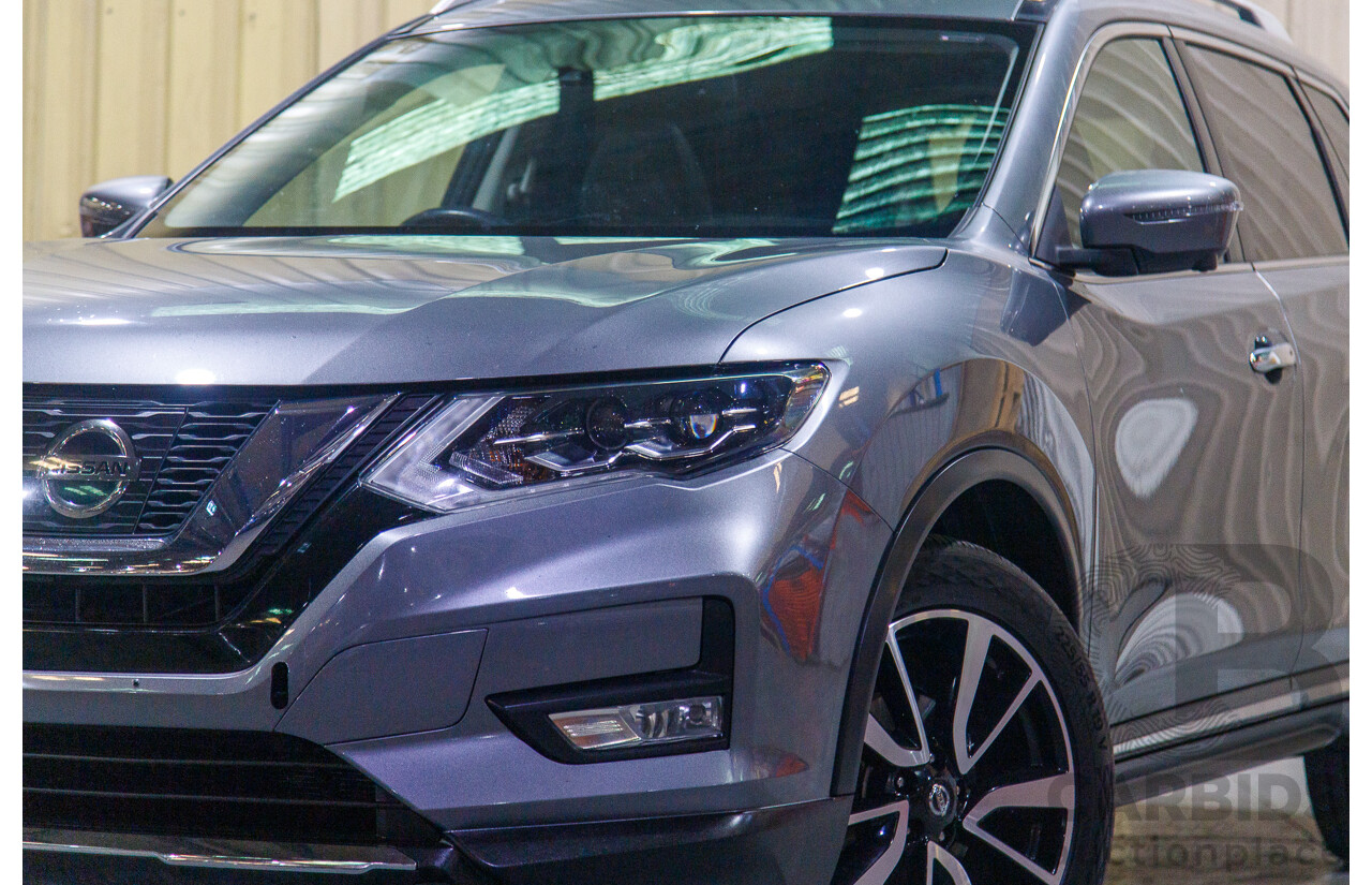 02/2019 Nissan X-Trail Ti X-tronic (4x4) T32 Series II MY19 4d Wagon Metallic Grey 2.5L