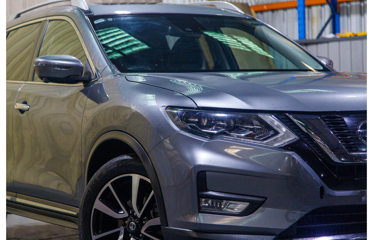 02/2019 Nissan X-Trail Ti X-tronic (4x4) T32 Series II MY19 4d Wagon Metallic Grey 2.5L