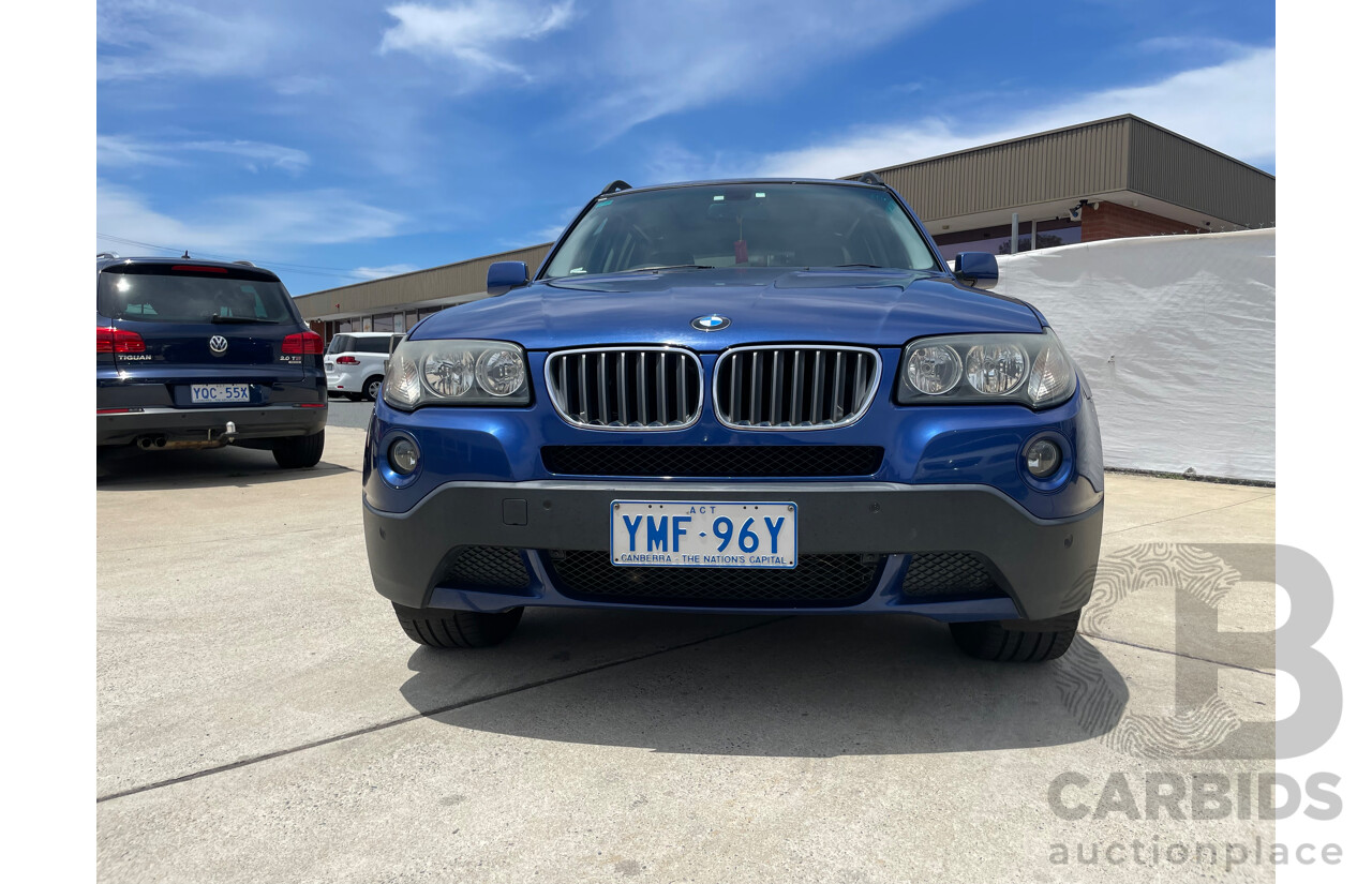 05/07 Bmw X3 3.0d 4WD E83 MY07 4D Wagon Blue 3.0L