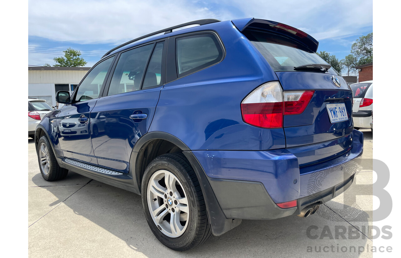 05/07 Bmw X3 3.0d 4WD E83 MY07 4D Wagon Blue 3.0L