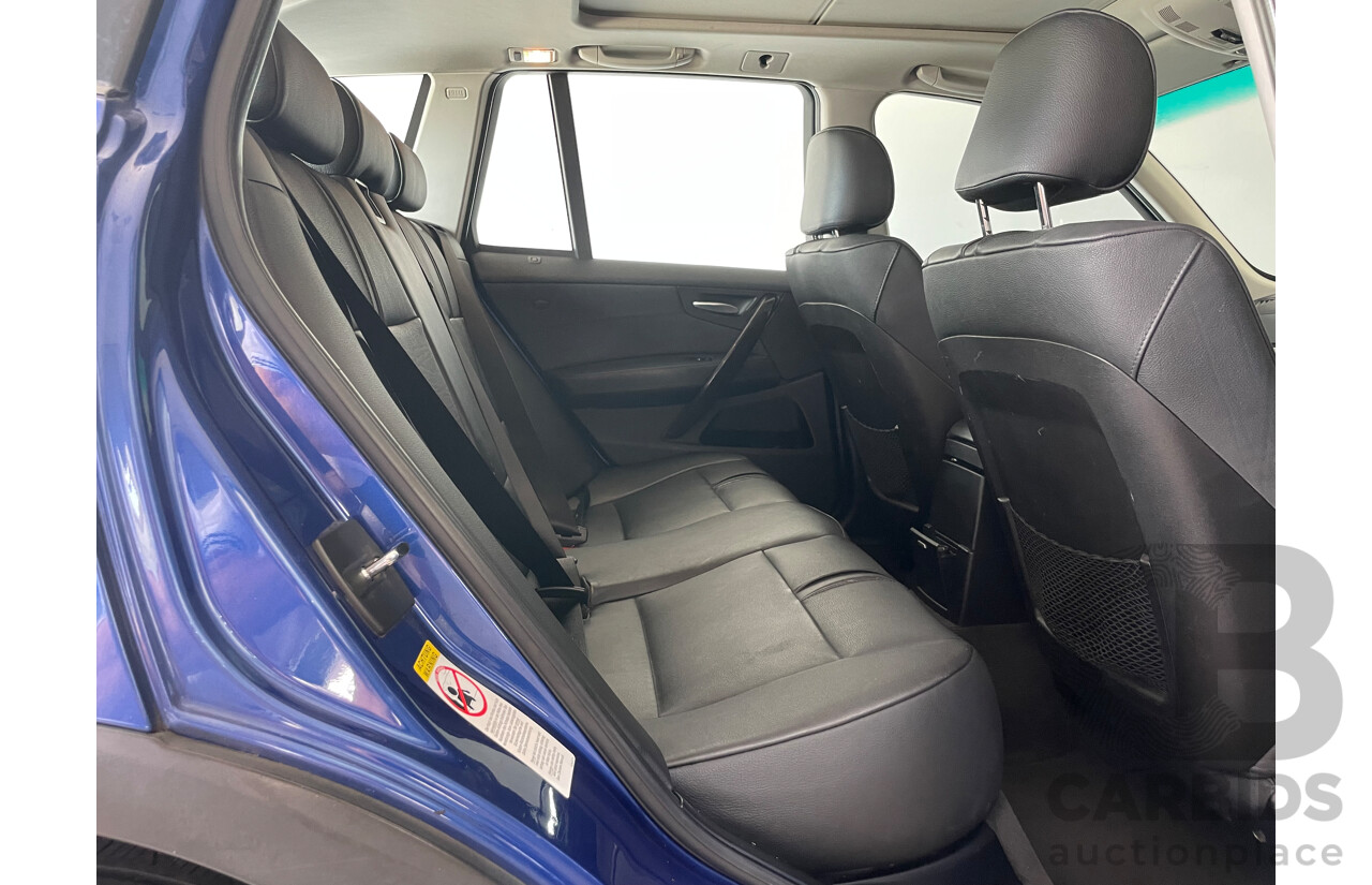 05/07 Bmw X3 3.0d 4WD E83 MY07 4D Wagon Blue 3.0L