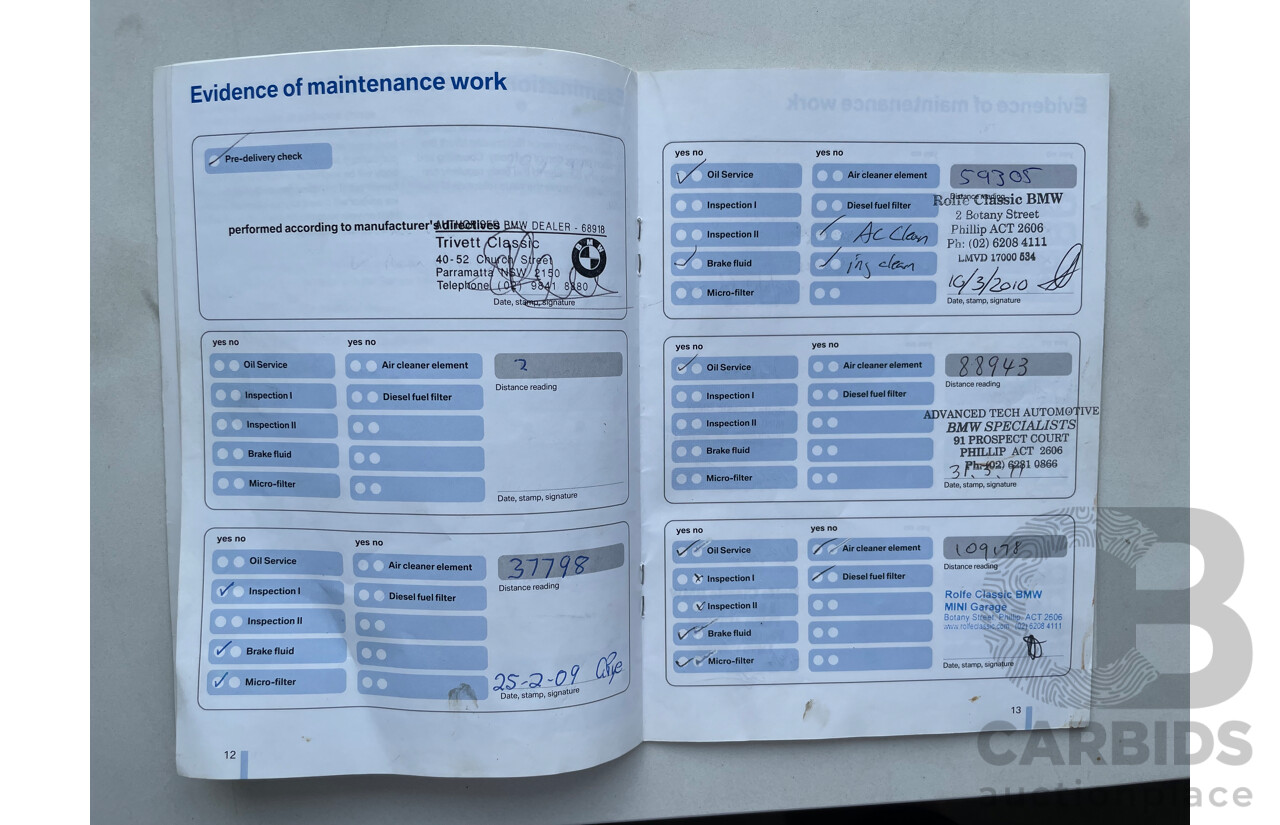 05/07 Bmw X3 3.0d 4WD E83 MY07 4D Wagon Blue 3.0L
