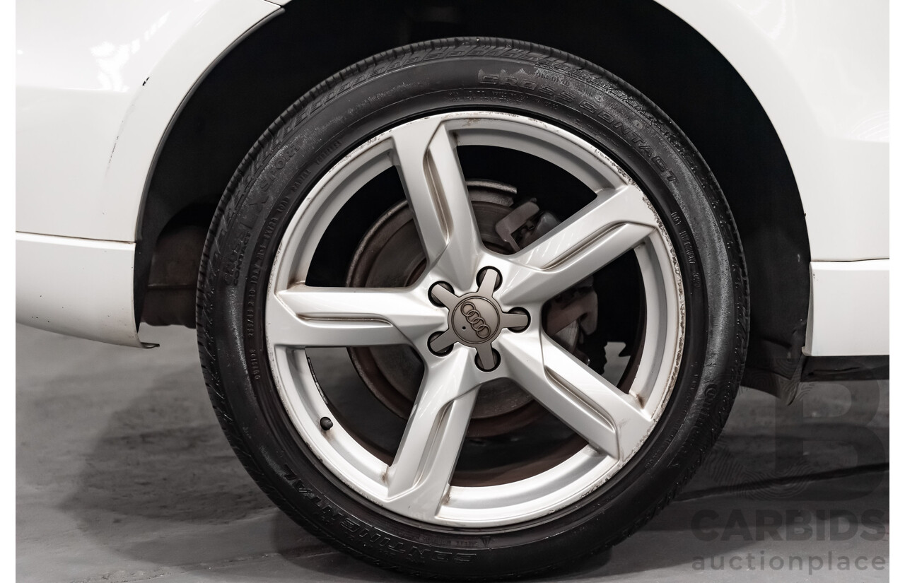 2/2010 Audi Q5 2.0 TFSI Quattro (AWD) 8R MY10 4d Wagon White Turbo 2.0L