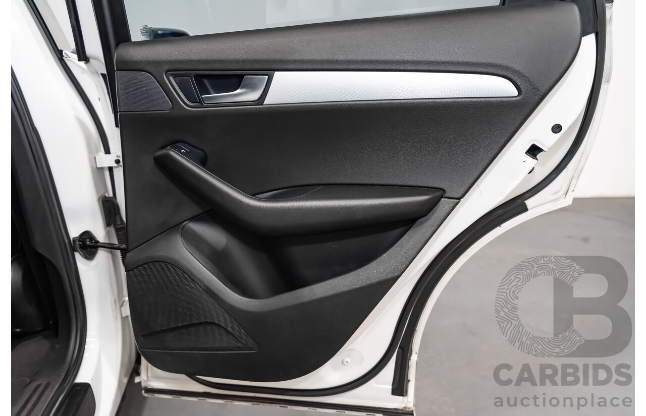 2/2010 Audi Q5 2.0 TFSI Quattro (AWD) 8R MY10 4d Wagon White Turbo 2.0L