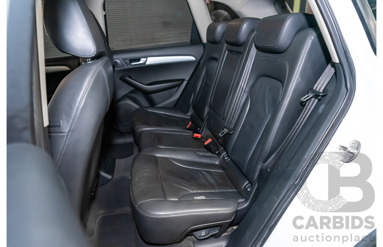 2/2010 Audi Q5 2.0 TFSI Quattro (AWD) 8R MY10 4d Wagon White Turbo 2.0L