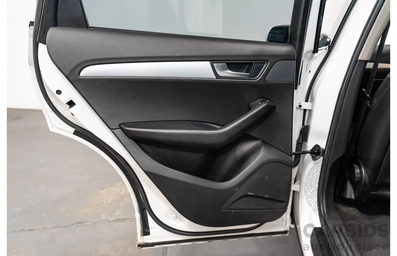 2/2010 Audi Q5 2.0 TFSI Quattro (AWD) 8R MY10 4d Wagon White Turbo 2.0L