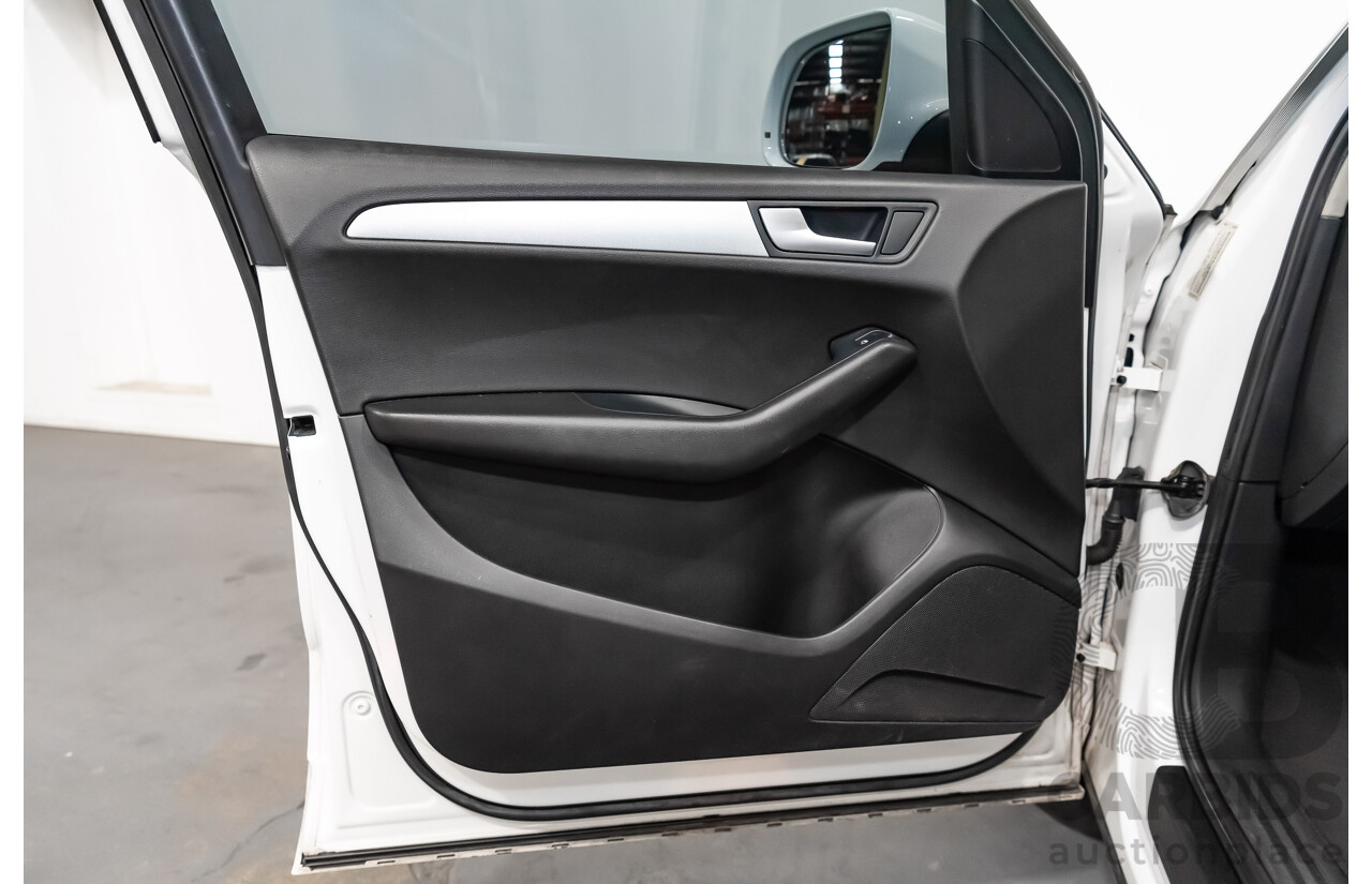 2/2010 Audi Q5 2.0 TFSI Quattro (AWD) 8R MY10 4d Wagon White Turbo 2.0L