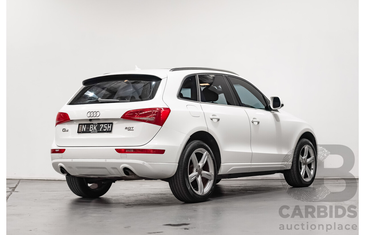 2/2010 Audi Q5 2.0 TFSI Quattro (AWD) 8R MY10 4d Wagon White Turbo 2.0L