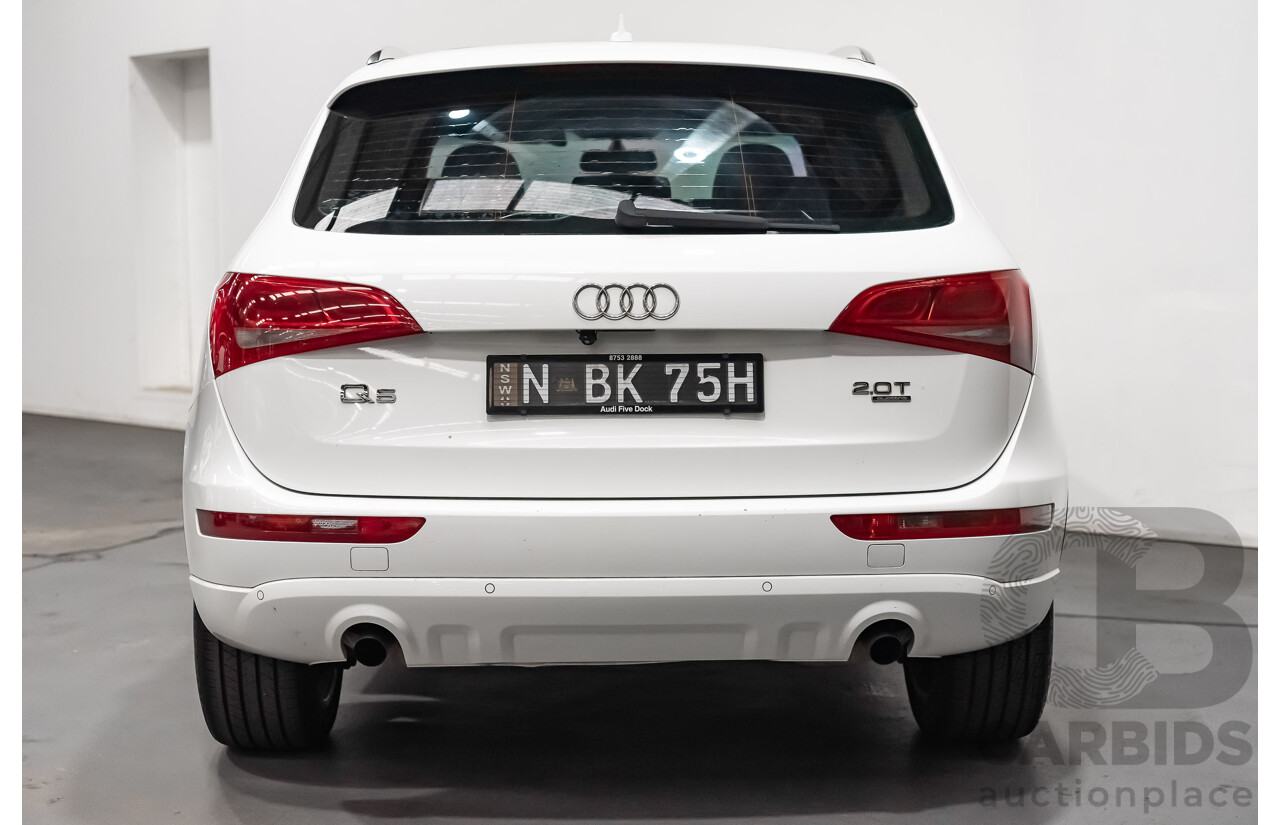 2/2010 Audi Q5 2.0 TFSI Quattro (AWD) 8R MY10 4d Wagon White Turbo 2.0L