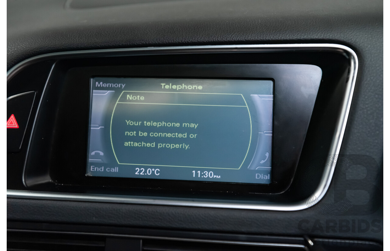 2/2010 Audi Q5 2.0 TFSI Quattro (AWD) 8R MY10 4d Wagon White Turbo 2.0L