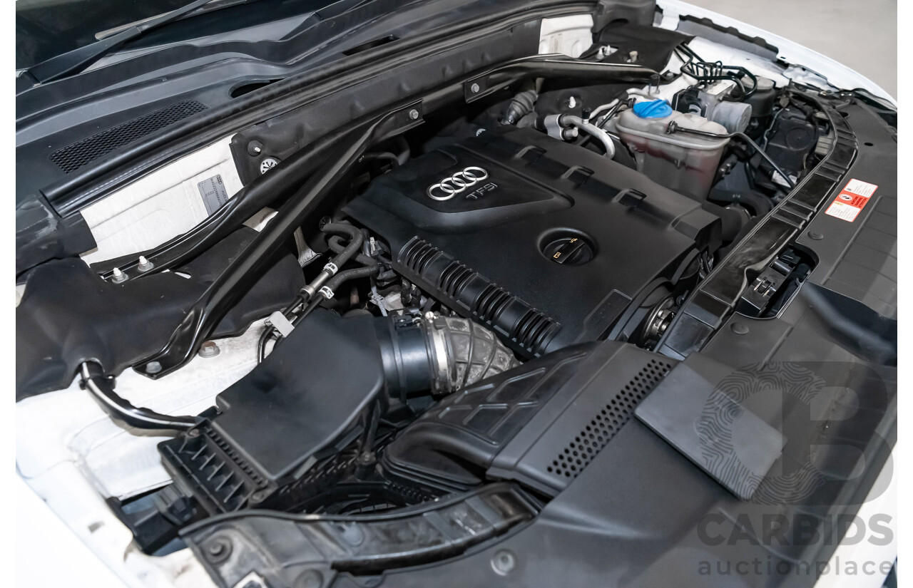 2/2010 Audi Q5 2.0 TFSI Quattro (AWD) 8R MY10 4d Wagon White Turbo 2.0L