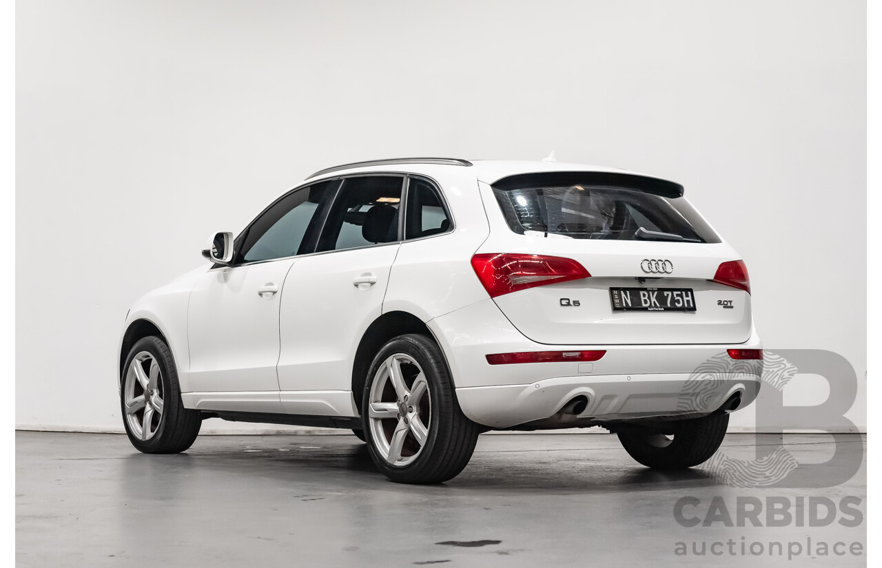 2/2010 Audi Q5 2.0 TFSI Quattro (AWD) 8R MY10 4d Wagon White Turbo 2.0L
