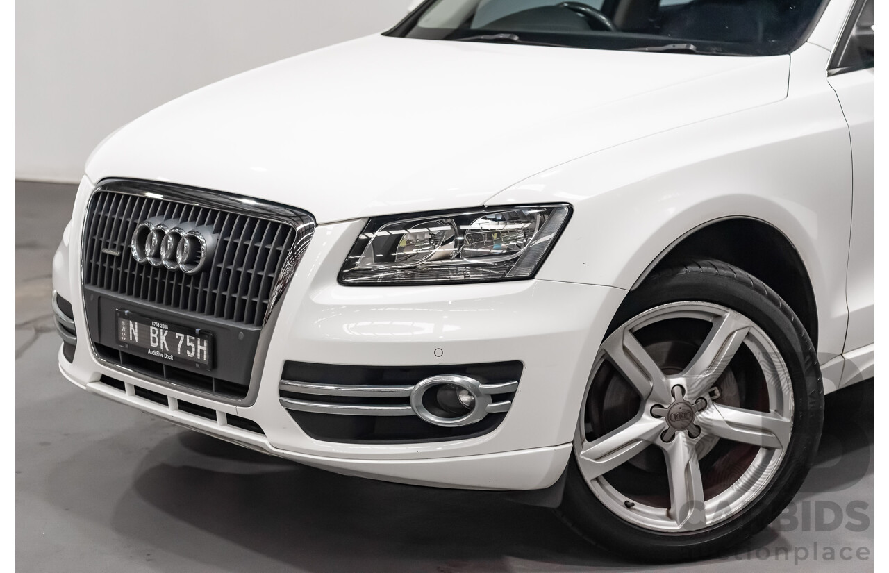 2/2010 Audi Q5 2.0 TFSI Quattro (AWD) 8R MY10 4d Wagon White Turbo 2.0L