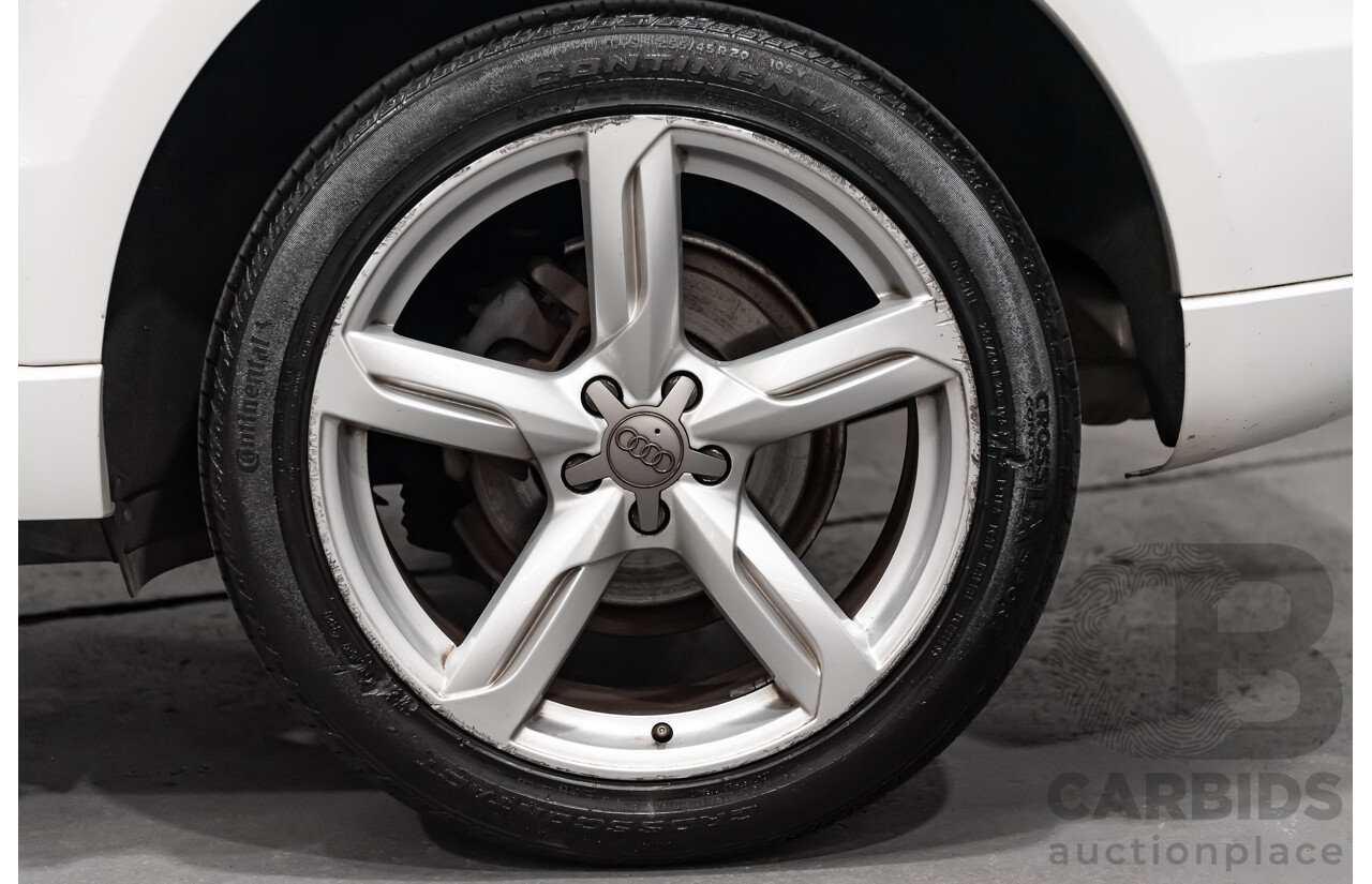 2/2010 Audi Q5 2.0 TFSI Quattro (AWD) 8R MY10 4d Wagon White Turbo 2.0L