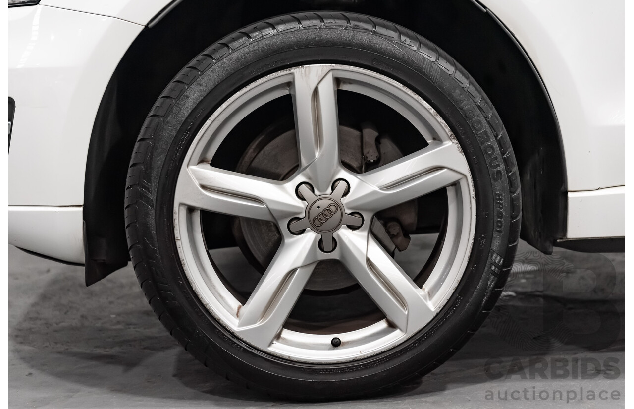 2/2010 Audi Q5 2.0 TFSI Quattro (AWD) 8R MY10 4d Wagon White Turbo 2.0L