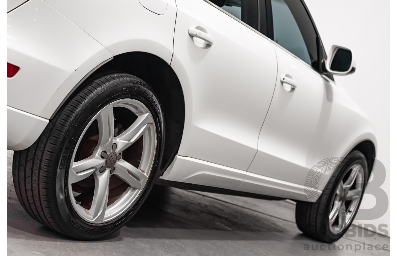 2/2010 Audi Q5 2.0 TFSI Quattro (AWD) 8R MY10 4d Wagon White Turbo 2.0L
