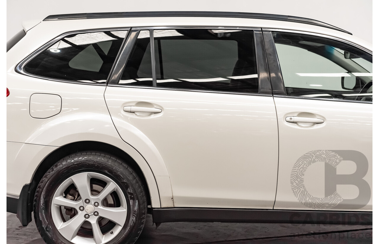 7/2013 Subaru Outback 2.0D Premium (AWD) MY13 4d Wagon White Turbo Diesel 2.0L