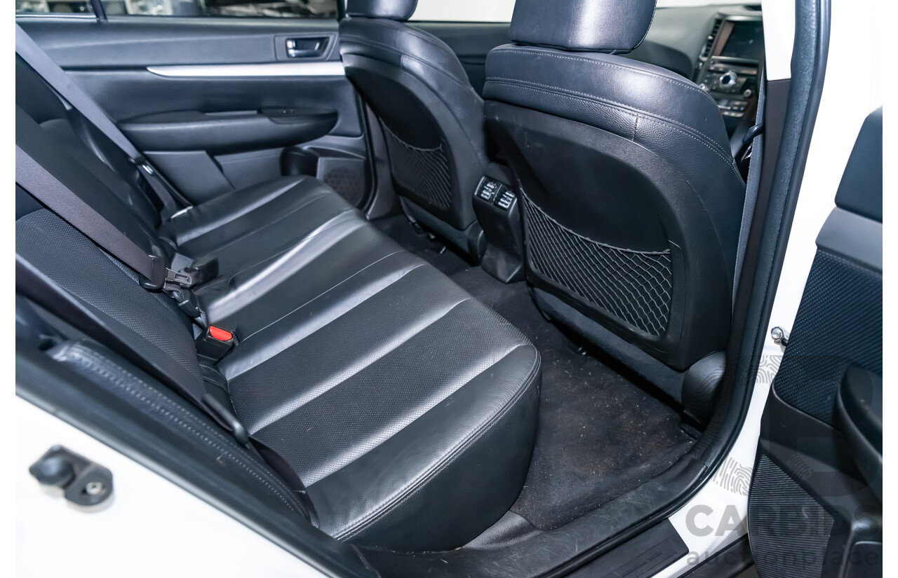 7/2013 Subaru Outback 2.0D Premium (AWD) MY13 4d Wagon White Turbo Diesel 2.0L