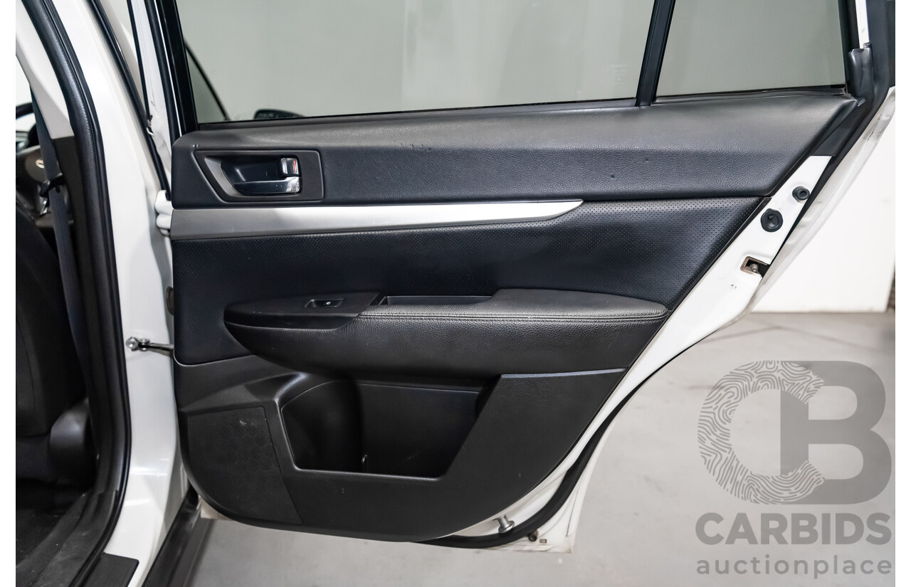 7/2013 Subaru Outback 2.0D Premium (AWD) MY13 4d Wagon White Turbo Diesel 2.0L