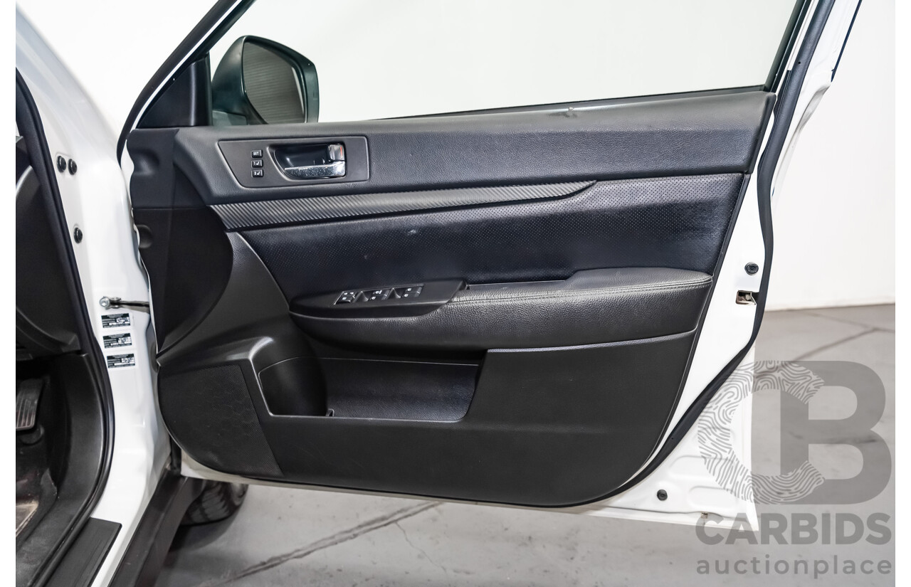 7/2013 Subaru Outback 2.0D Premium (AWD) MY13 4d Wagon White Turbo Diesel 2.0L