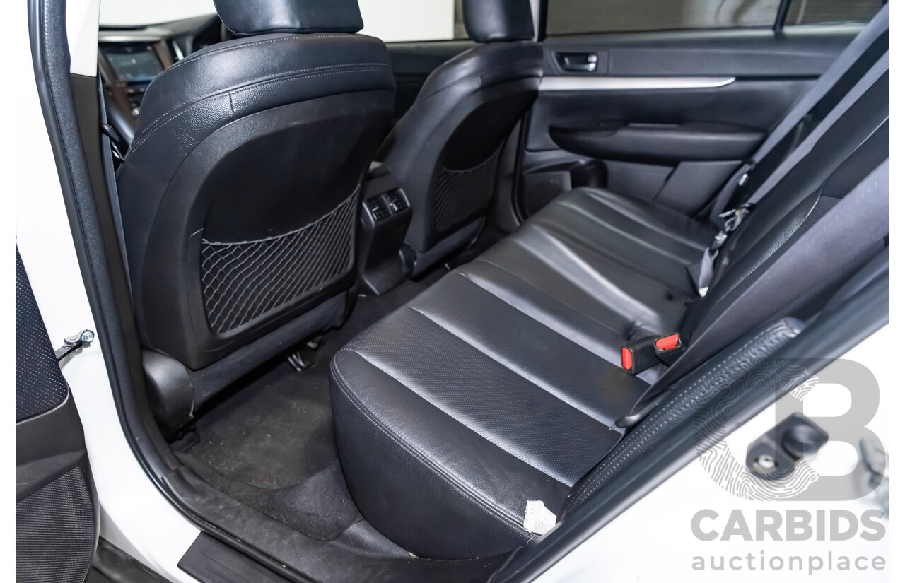 7/2013 Subaru Outback 2.0D Premium (AWD) MY13 4d Wagon White Turbo Diesel 2.0L