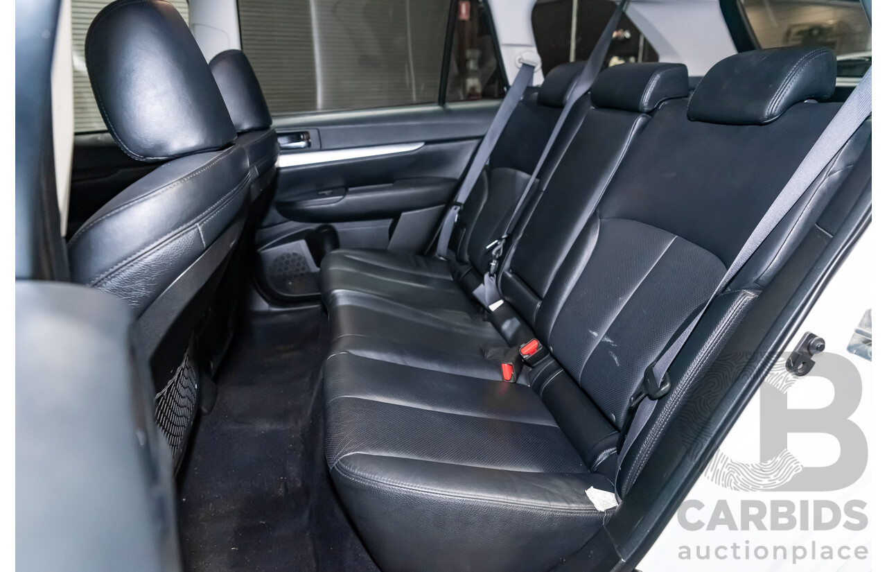 7/2013 Subaru Outback 2.0D Premium (AWD) MY13 4d Wagon White Turbo Diesel 2.0L