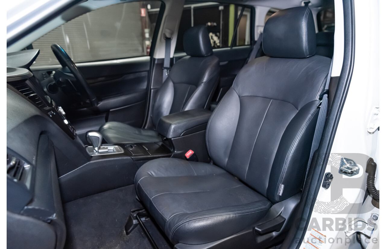 7/2013 Subaru Outback 2.0D Premium (AWD) MY13 4d Wagon White Turbo Diesel 2.0L