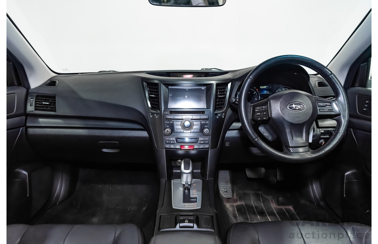 7/2013 Subaru Outback 2.0D Premium (AWD) MY13 4d Wagon White Turbo Diesel 2.0L